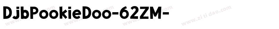 DjbPookieDoo-62ZM字体转换