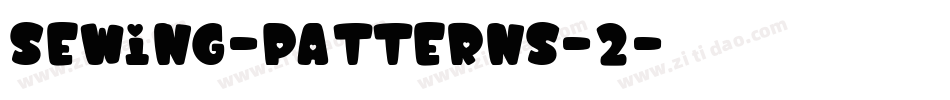 Sewing-Patterns-2字体转换