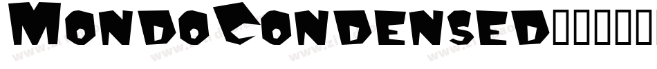 MondoCondensed字体转换