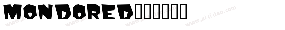 mondored字体转换
