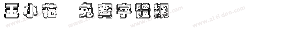 王小花字体转换