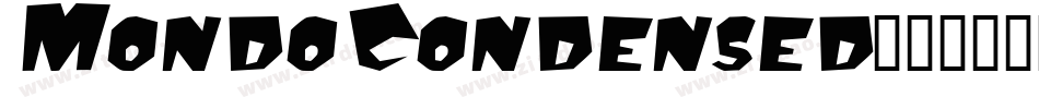 MondoCondensed字体转换