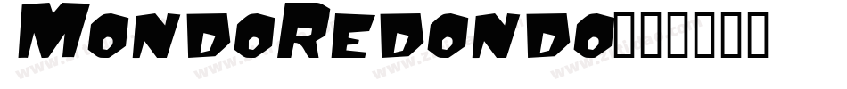MondoRedondo字体转换