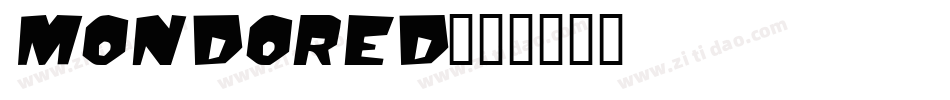 mondored字体转换
