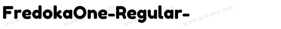 FredokaOne-Regular字体转换 FredokaOne-Regular字体转换
