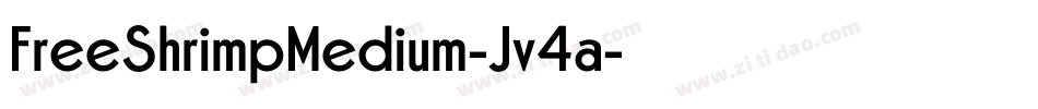 FreeShrimpMedium-Jv4a字体转换