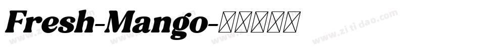 Fresh-Mango字体转换