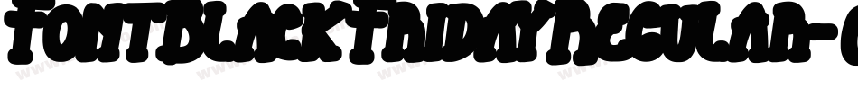 FontBlackFridayRegular-0pq4字体转换