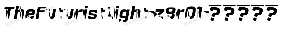TheFuturistLight-z8r01字体转换
