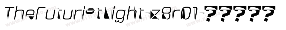 TheFuturistLight-z8r01字体转换