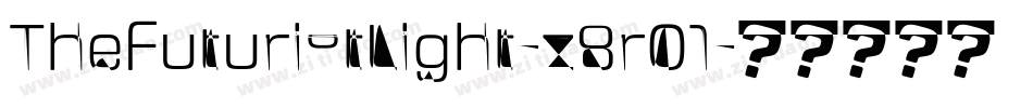 TheFuturistLight-z8r01字体转换