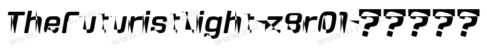TheFuturistLight-z8r01字体转换