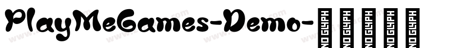 PlayMeGames-Demo字体转换
