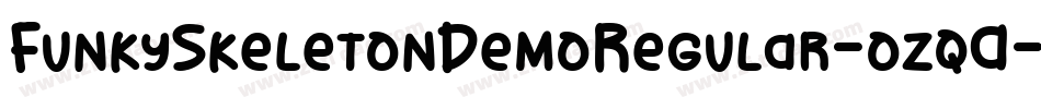 FunkySkeletonDemoRegular-ozqA字体转换