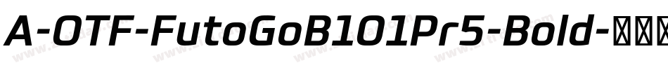 A-OTF-FutoGoB101Pr5-Bold字体转换