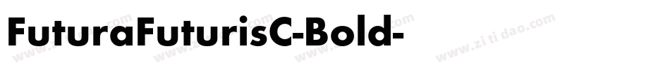 FuturaFuturisC-Bold字体转换