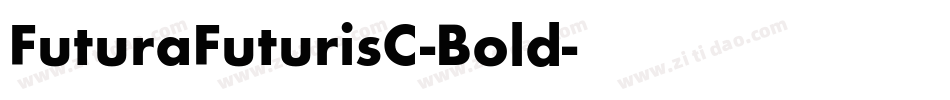 FuturaFuturisC-Bold字体转换