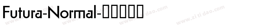 Futura-Normal字体转换