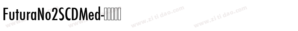 FuturaNo2SCDMed字体转换