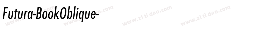 Futura-BookOblique字体转换
