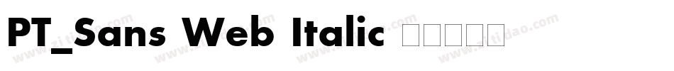 PT_Sans-Web-Italic字体转换