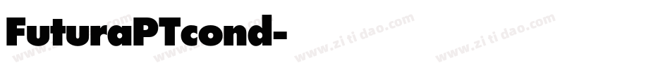 FuturaPTcond字体转换