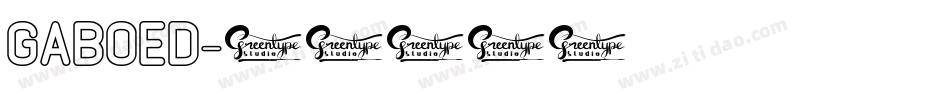 GABOED字体转换