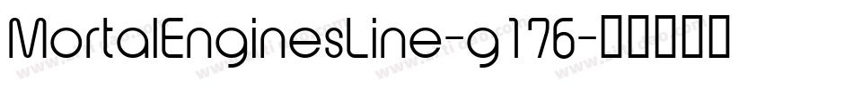 MortalEnginesLine-g176字体转换