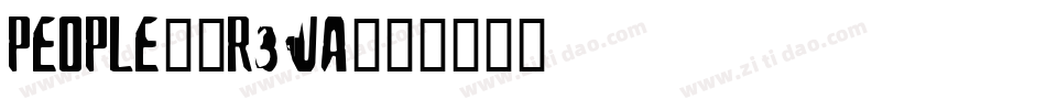 People1-r3WA字体转换