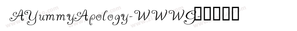AYummyApology-WWWG字体转换