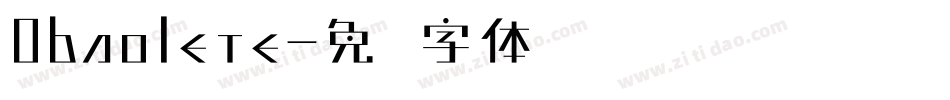 Obsolete字体转换