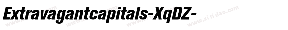 Extravagantcapitals-XqDZ字体转换