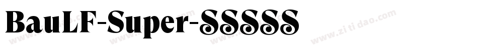 BauLF-Super字体转换