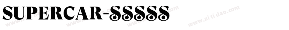 SUPERCAR字体转换