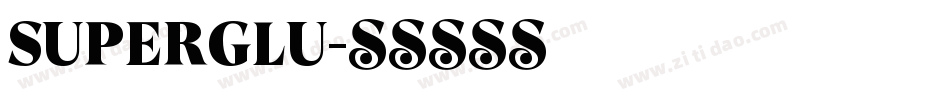 SUPERGLU字体转换