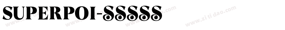SUPERPOI字体转换