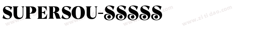 SUPERSOU字体转换