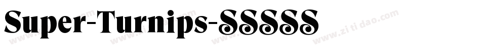 Super-Turnips字体转换