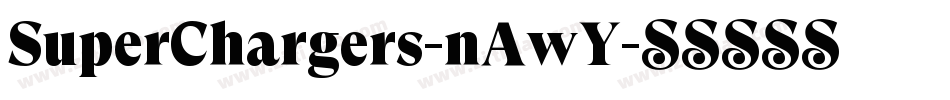 SuperChargers-nAwY字体转换