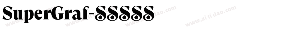 SuperGraf字体转换