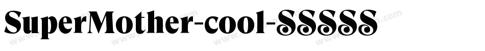 SuperMother-cool字体转换