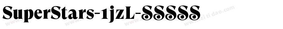 SuperStars-1jzL字体转换