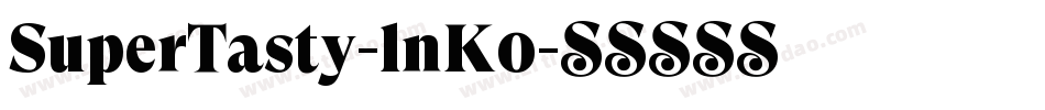 SuperTasty-lnK0字体转换