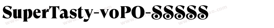 SuperTasty-voPO字体转换