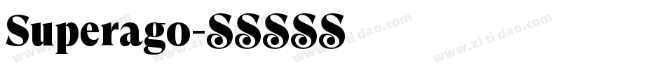 Superago字体转换