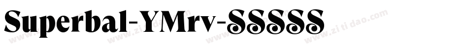 Superbal-YMrv字体转换