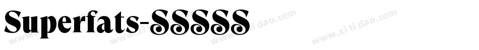 Superfats字体转换