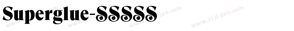 Superglue字体转换