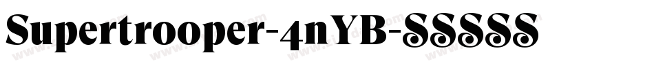 Supertrooper-4nYB字体转换