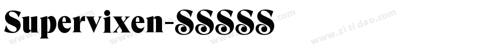 Supervixen字体转换